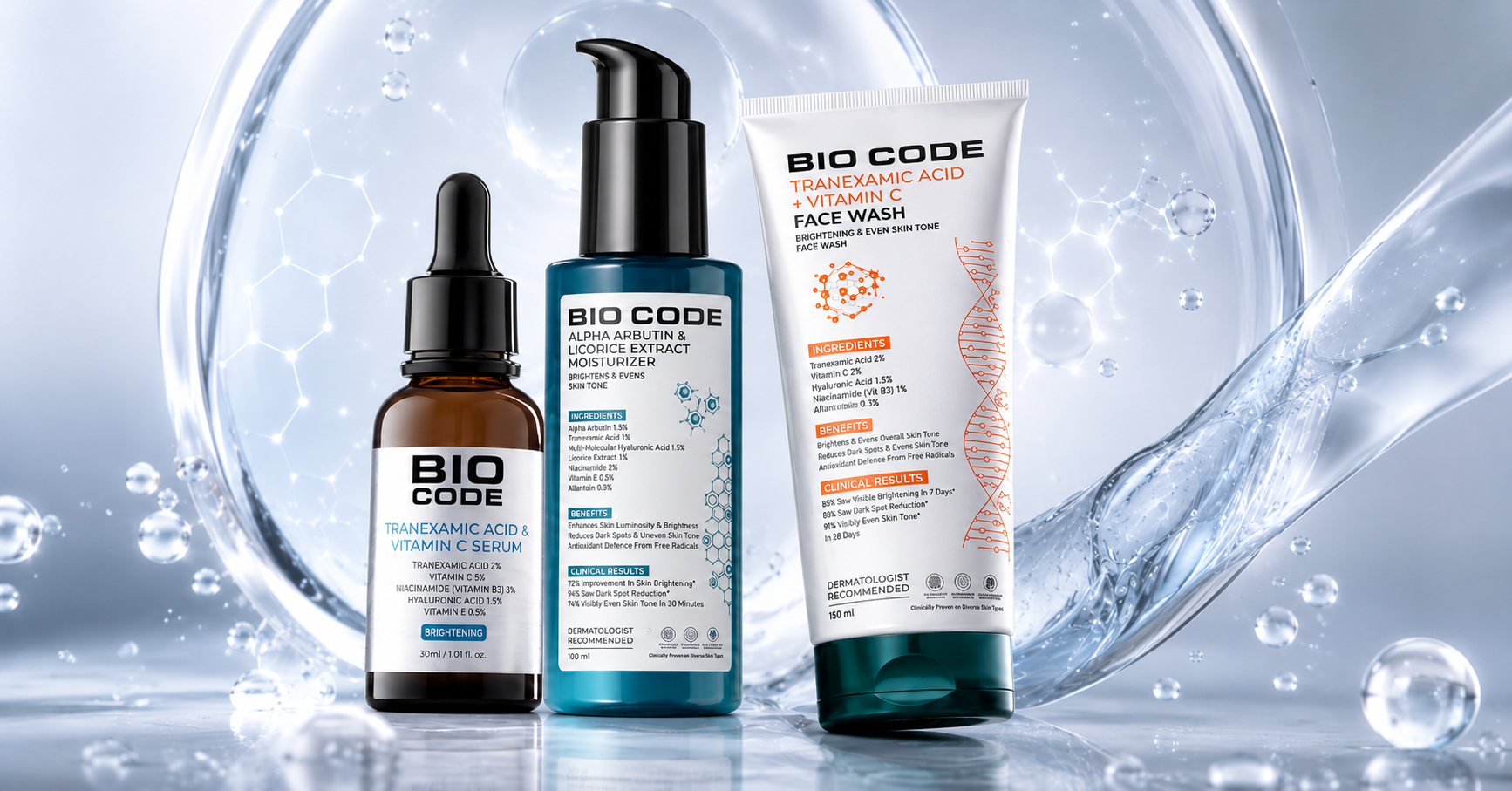 Bio Code Brightening Routine